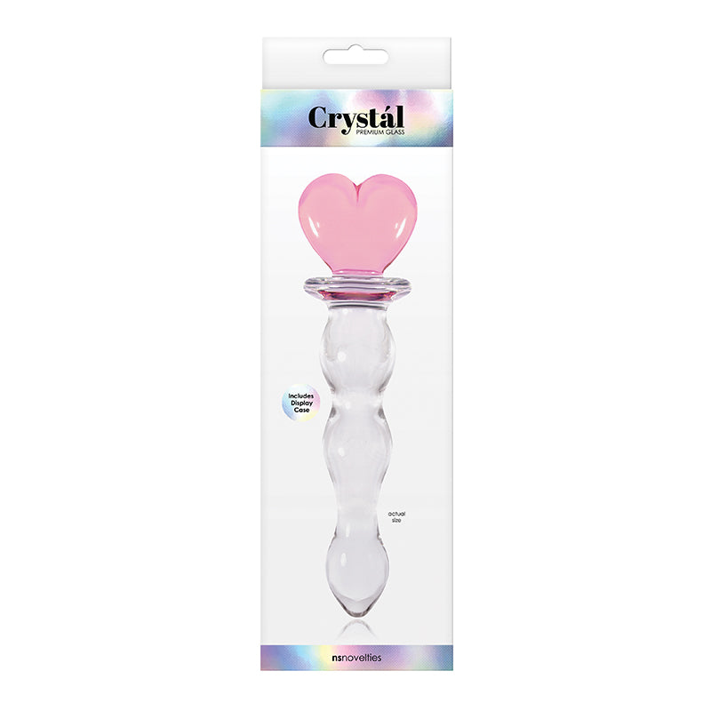 NS Novelties Crystal Heart of Glass Pink-Dildos-NS Novelties-XOXTOYS