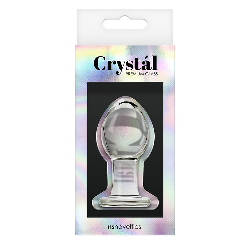 NS Novelties Crystal Medium Clear Plug - XOXTOYS