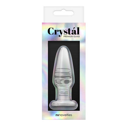 NS Novelties Crystal Small Clear Tapered Plug - XOXTOYS