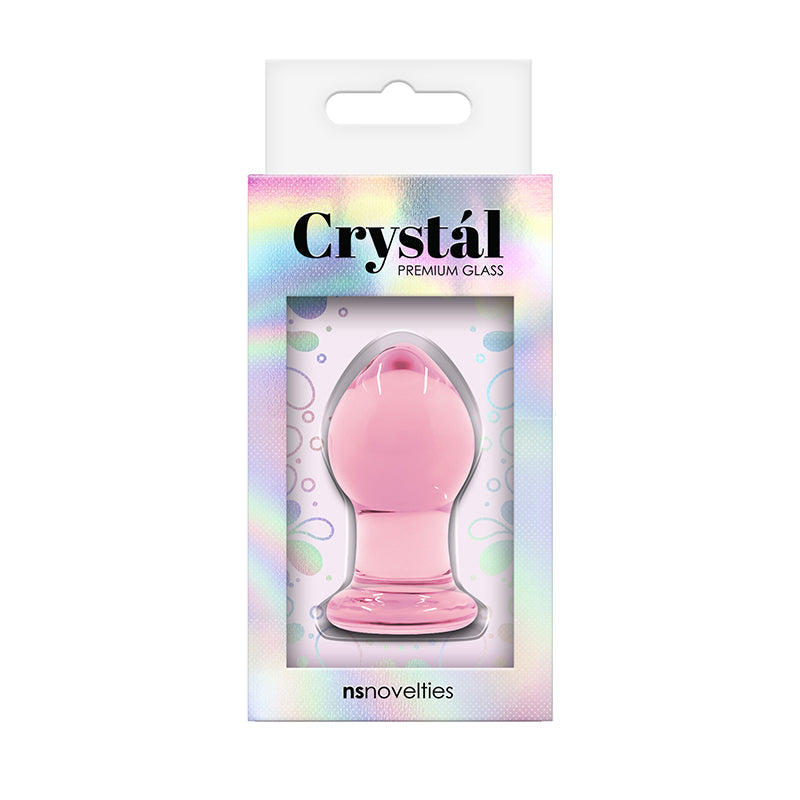 NS Novelties Crystal Small Plug-Anal Toys-NS Novelties-Pink-XOXTOYS