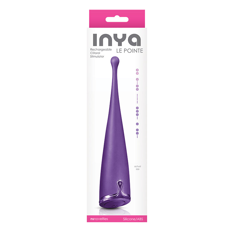 NS Novelties Inya Le Pointe Purple Clitoral Stimulator-Vibrators-NS Novelties-XOXTOYS