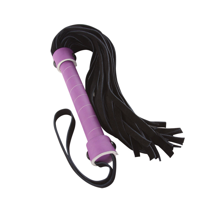 NS Novelties Lust Bondage Purple Whip - XOXTOYS