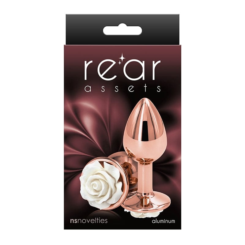 NS Novelties Rear Assets Rose Small Plug - XOXTOYS