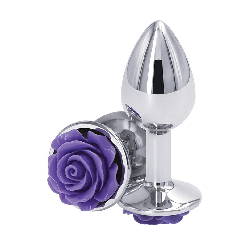 NS Novelties Rear Assets Rose Small Plug - XOXTOYS