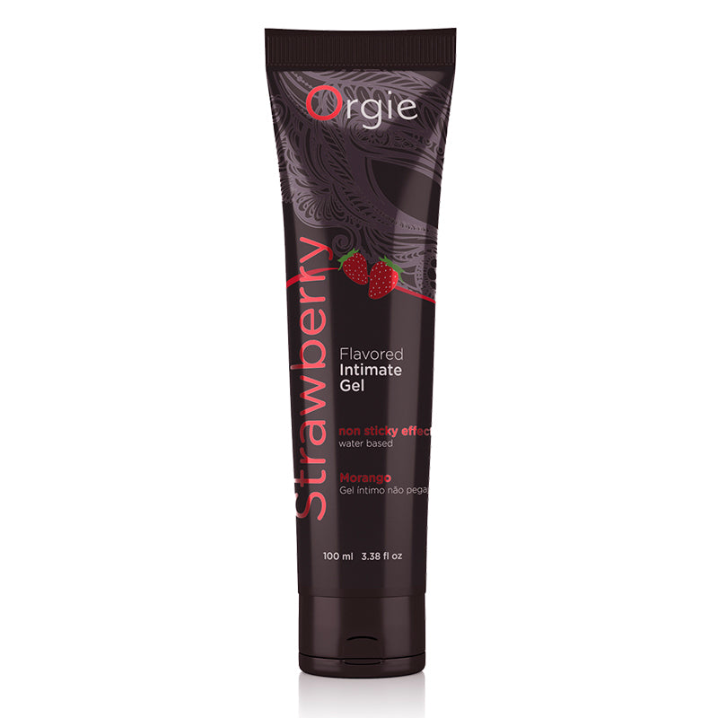 Orgie Strawberry Flavored Intimate Gel - XOXTOYS