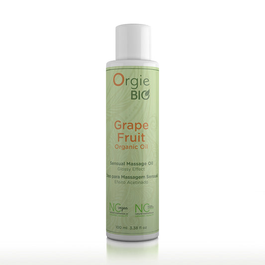 Orgie Bio Massage Oil Grape Fruit - XOXTOYS