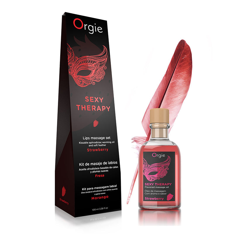 Orgie Sexy Lips Massage Kit - XOXTOYS