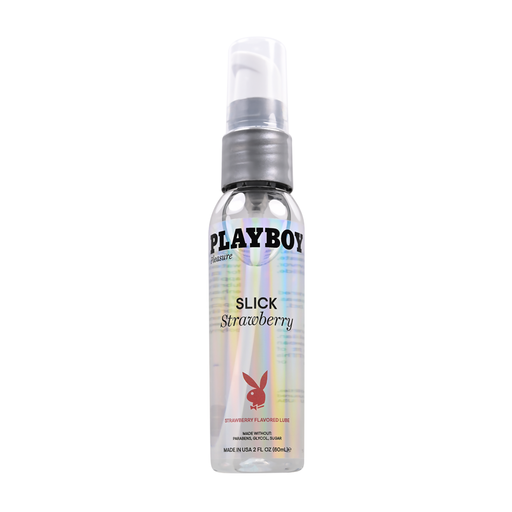 Playboy Slick Strawberry Flavored Lubricant - XOXTOYS