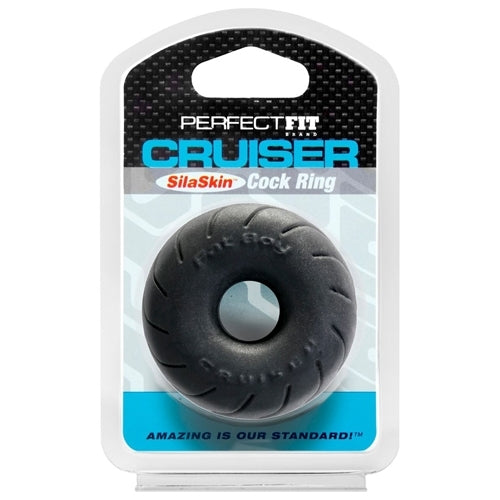 PerfectFit Cruiser Cock Ring-Cock Rings-PerfectFit-Black-XOXTOYS