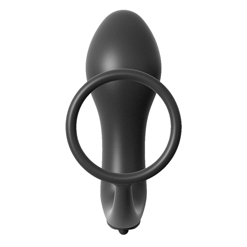 Pipedream Products Anal Fantasy Collection Ass-Gasm Cockring Vibrating Plug - XOXTOYS