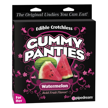 Pipedream Products Edible Crotchless Watermelon Gummy Panty - XOXTOYS