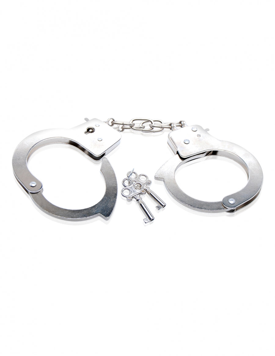 Pipedream Products Fetish Fantasy Beginner's Metal Cuffs - XOXTOYS