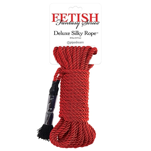 Pipedream Products Fetish Fantasy Deluxe Silky Rope-Bondage & Fetish-Pipedream Products-Red-XOXTOYS