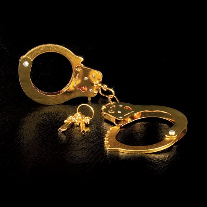 Pipedream Products Bondage & Fetish Pipedream Products Fetish Fantasy Gold Metal Cuffs