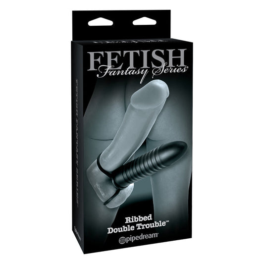 Pipedream Products Fetish Fantasy Ribbed Double Trouble - XOXTOYS