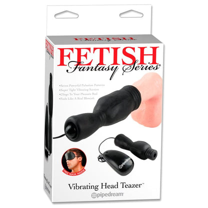 Pipedream Products Male Masturbators Black Pipedream Products Fetish Fantasy Vibrating Head Teazer