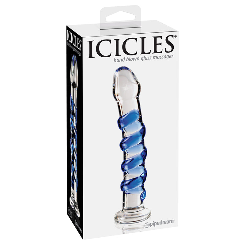 Pipedream Products Icicles No. 5 Glass Massager - XOXTOYS