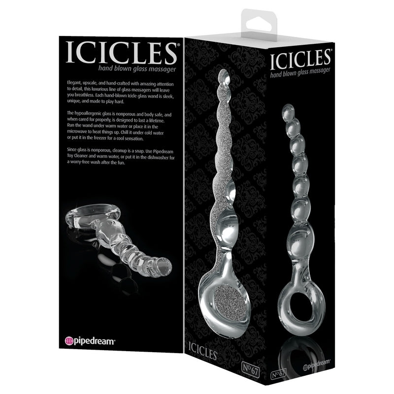 Pipedream Products Icicles No. 67 Glass Wand-Wand Massagers-Pipedream Products-XOXTOYS