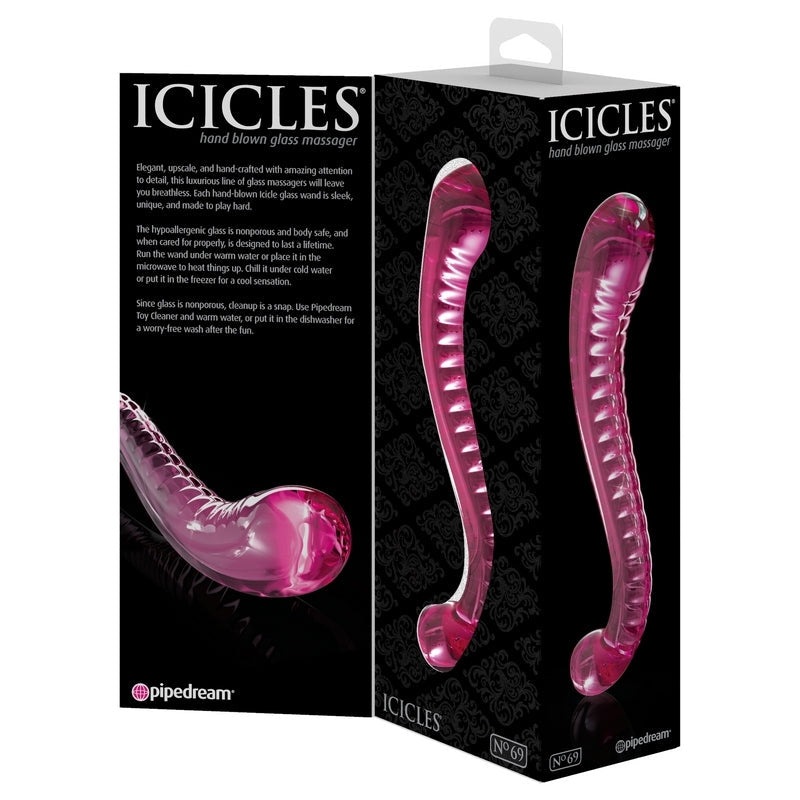Pipedream Products Icicles No. 69 Glass Massager-Massagers-Pipedream Products-XOXTOYS