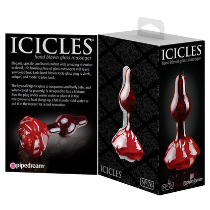 Pipedream Products Icicles No. 76 Glass Massager - XOXTOYS