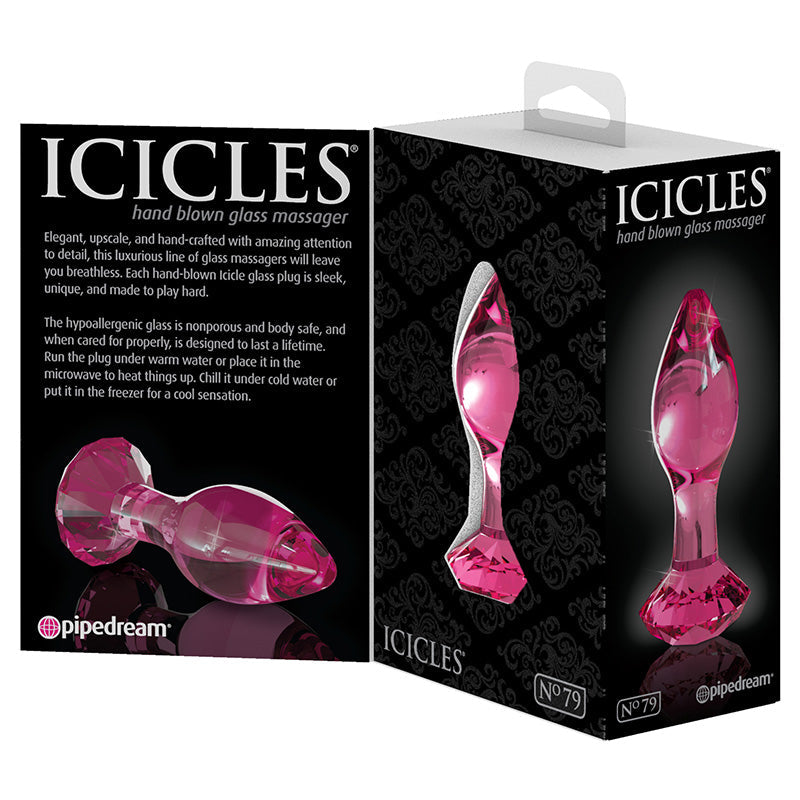 Pipedream Products Icicles No. 79 Glass Massager XOXTOYS Sex