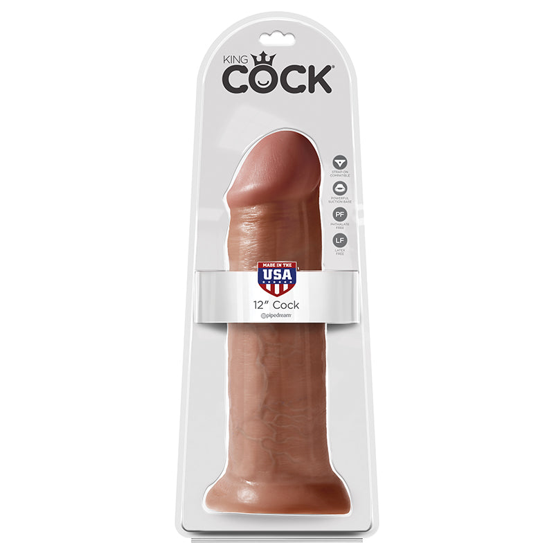 Pipedream Products King Cock 12” Cock Tan-Dildos-Pipedream Products-XOXTOYS