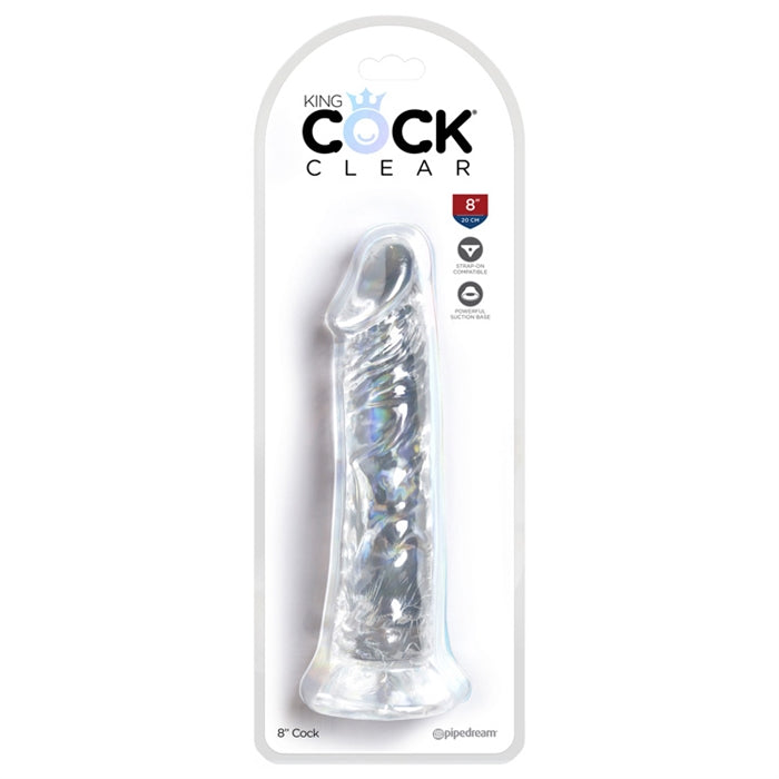 Pipedream Products King Cock Clear 8" Cock - XOXTOYS