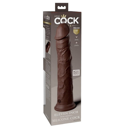 Pipedream Products Dildos Pipedream Products King Cock Elite 11” Silicone Cock Brown