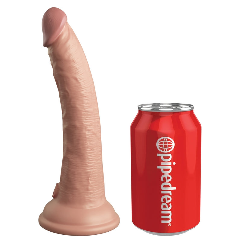 Pipedream Products King Cock Elite 7” Silicone Cock Light - XOXTOYS