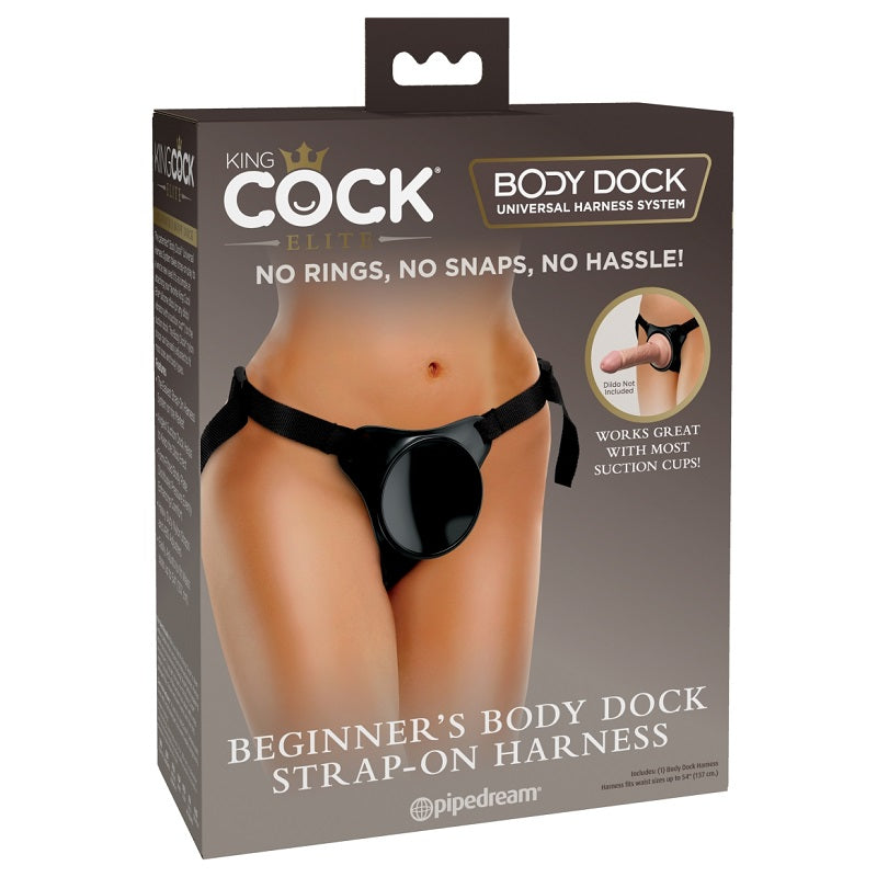 Pipedream Products King Cock Elite Beginner's Body Dock Strap-On Harness-Harness-Pipedream Products-XOXTOYS