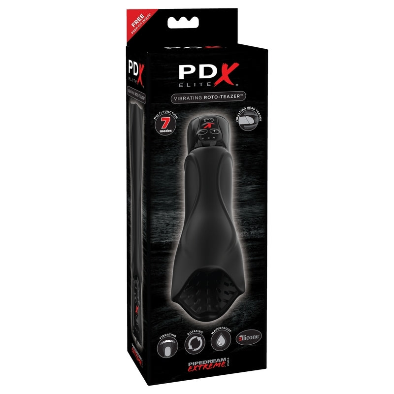 Pipedream Products PDX Elite Vibrating Roto-Teazer-Male Masturbators-Pipedream Products-XOXTOYS