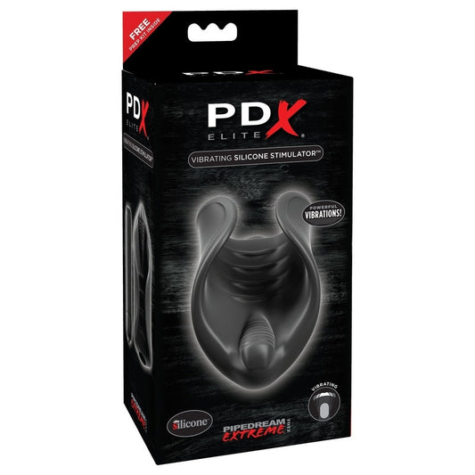 Pipedream Products PDX Elite Vibrating Silicone Stimulator - XOXTOYS