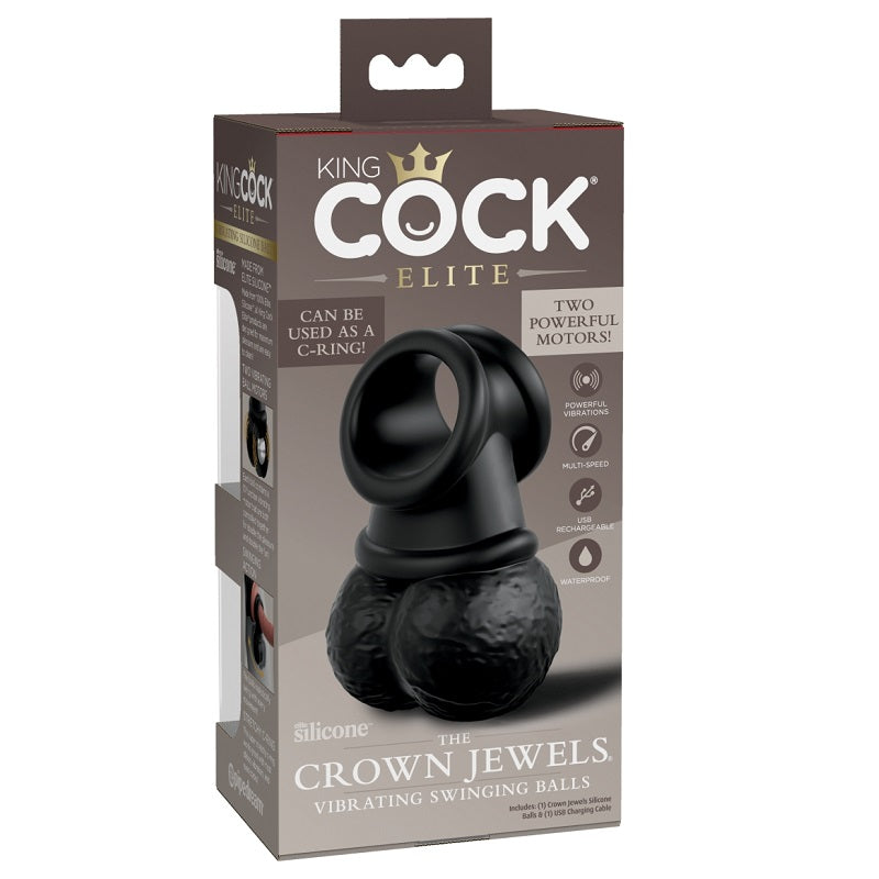 Pipedream Products The Crown Jewels Vibrating Swinging Balls - XOXTOYS