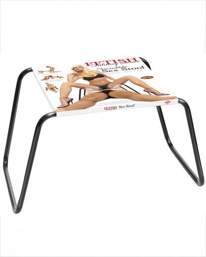Pipedream Products The Incredible Sex Stool Clear/Black - XOXTOYS