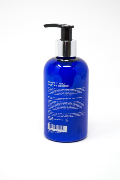 Pure Instinct True Blue Pheromone Oil Massage Lotion - XOXTOYS