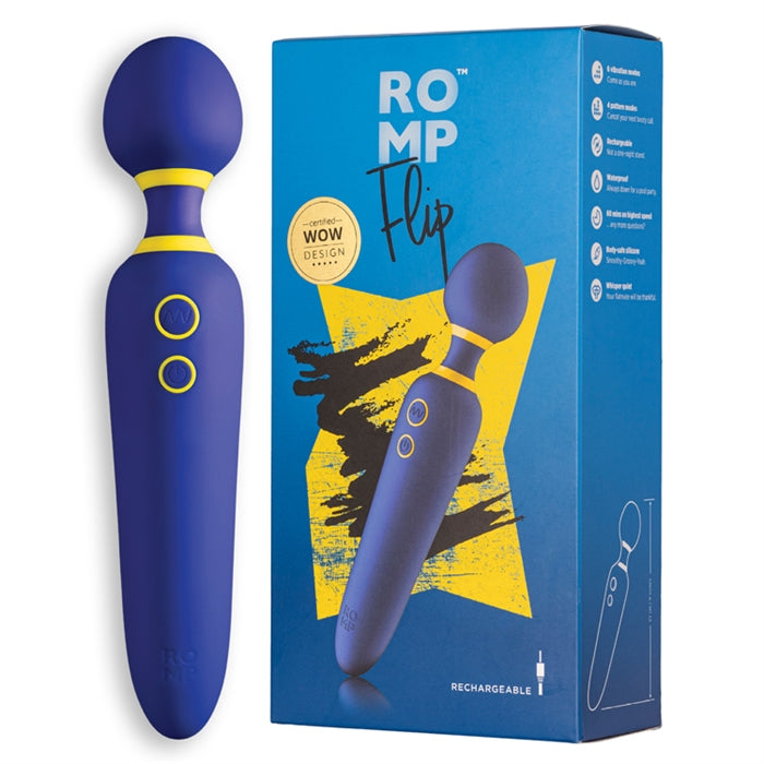 Romp Flip Wand Massager-Vibrators-ROMP-XOXTOYS
