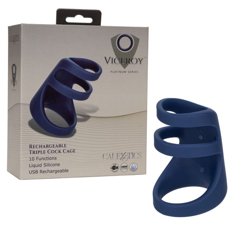 CALEXOTICS Cock Rings Calexotics Viceroy Rechargeable Triple Cock Ring