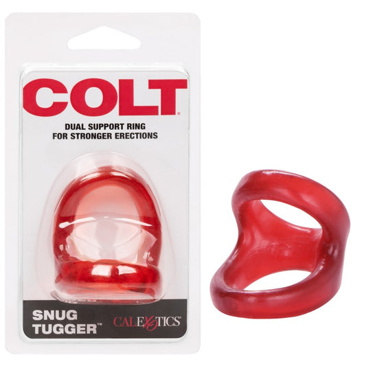 Calexotics Colt Snug Tugger Support Ring Red - XOXTOYS