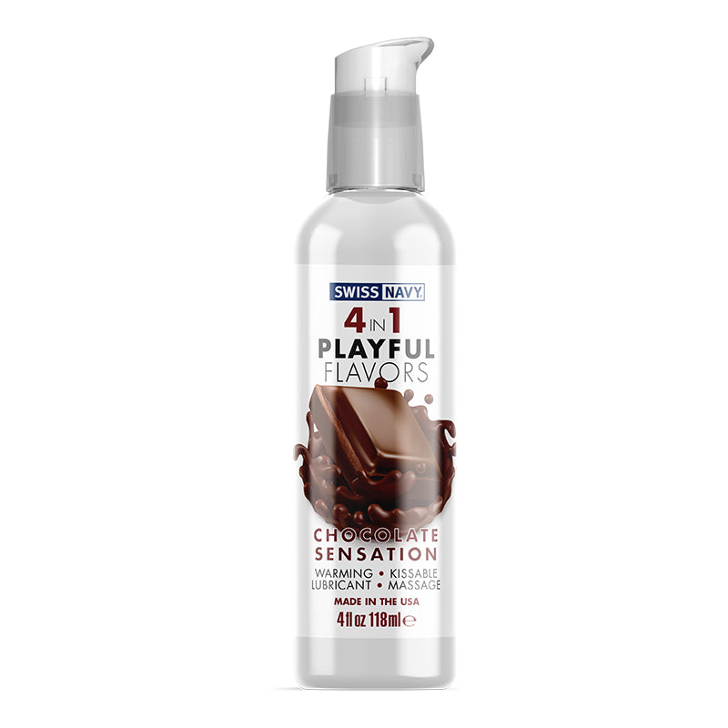 Swiss Navy 4in1 Playful Flavors Chocolate Sensation Lube - XOXTOYS