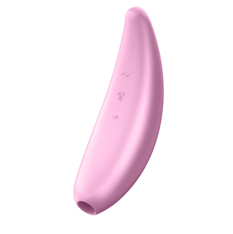 Satisfyer Curvy 3+ Pink Stimulator-Clitoral Stimulators-Satisfyer-XOXTOYS