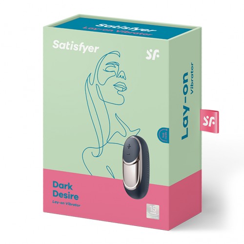 Satisfyer Lay-On Dark Desire Vibrator-Vibrators-Satisfyer-XOXTOYS