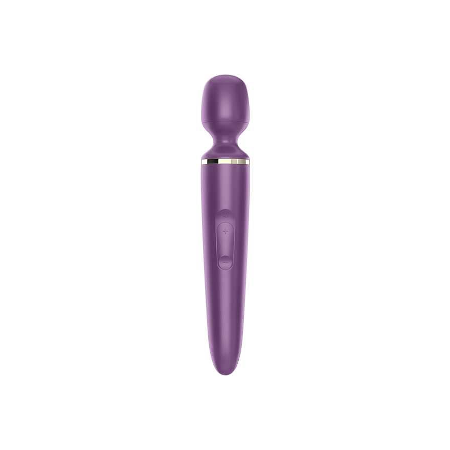 Satisfyer Wand-er Woman Purple/Gold-Wand Vibrators-Satisfyer-XOXTOYS