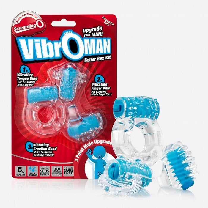 Screaming O VibrOman Kit-Cock Rings-Screaming O-XOXTOYS