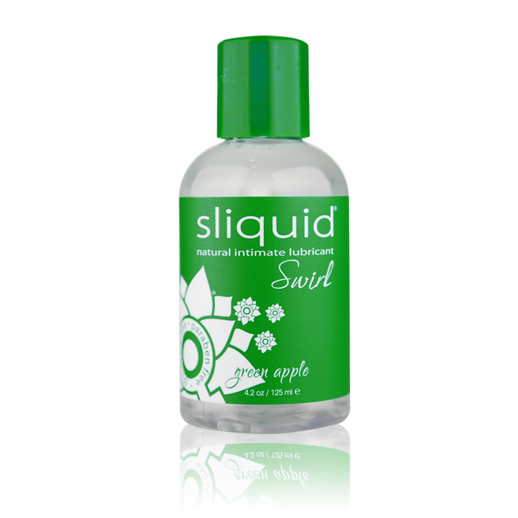 Sliquid Swirl Green Apple Flavored Lubricant - XOXTOYS