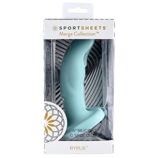 Sportsheets Ryplie 6” Silicone Dildo Sky Blue - XOXTOYS
