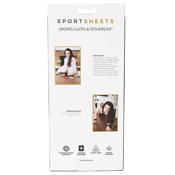 Sportsheets Sports Cuffs and Tethers Kit-Bondage & Fetish-Sportsheets-XOXTOYS