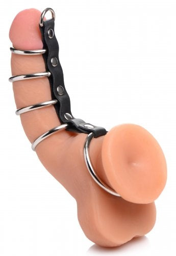 Strict Leather Gates of Hell Leather Chastity Device-Cock Rings-Strict-XOXTOYS
