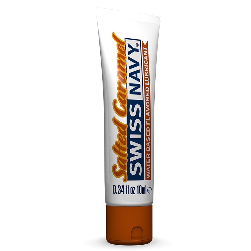 Swiss Navy Flavored Lubricant Salted Caramel-Lubes & Lotions-Swiss Navy-10ml-XOXTOYS