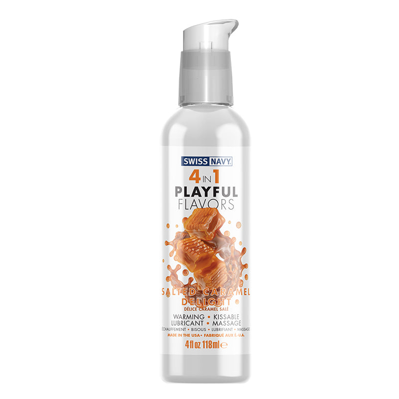 Swiss Navy Playful Flavors 4 in 1 Salted Caramel - XOXTOYS