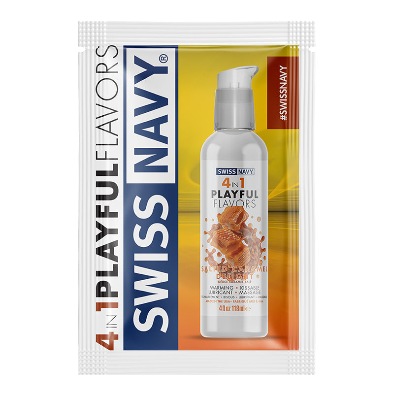 Swiss Navy Playful Flavors 4 in 1 Salted Caramel - XOXTOYS